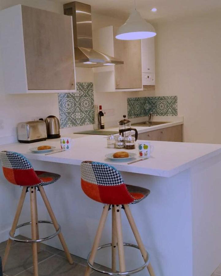 Stones Throw Studio Apartment Bude Cornwall Bagian luar foto